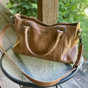 Frye Melissa satchel- leather purse